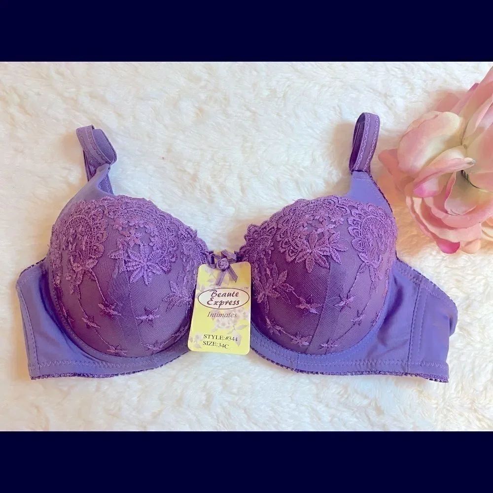 💥Beauty express intimates sexy fashion Lace Bra size 34C